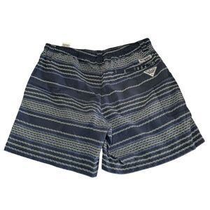 Columbia PFG Omni-Shade Swim Trunks Men's Size Small Blue Surf Swimming Fishing